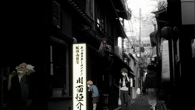 OP中的先斗町小巷